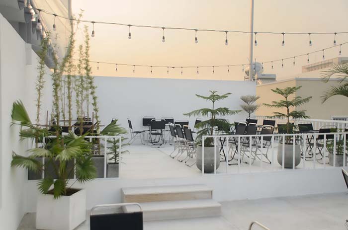 Không gian cực thoáng mát trên Hero Hostel