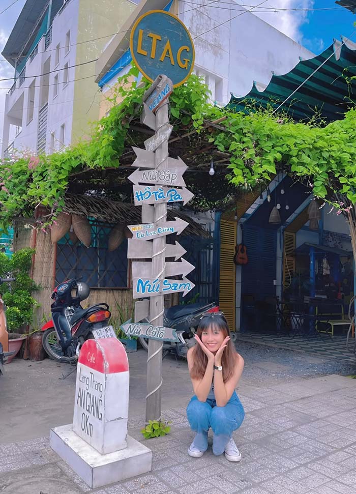 Lang Thang An Giang cafe không gian hoài cổ