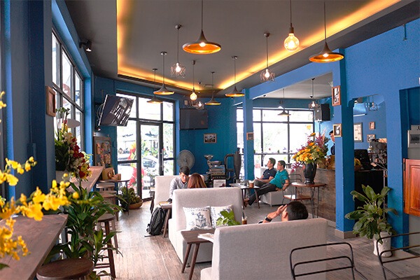 quán cà phê ở Buôn Ma Thuột Azzan Coffee ba chi nhánh