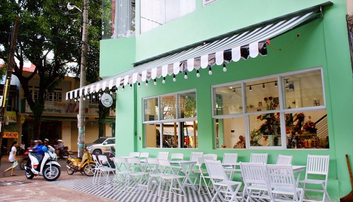 quán cà phê ở Buôn Ma Thuột Lavie's Tea phong cách Hàn Quốc