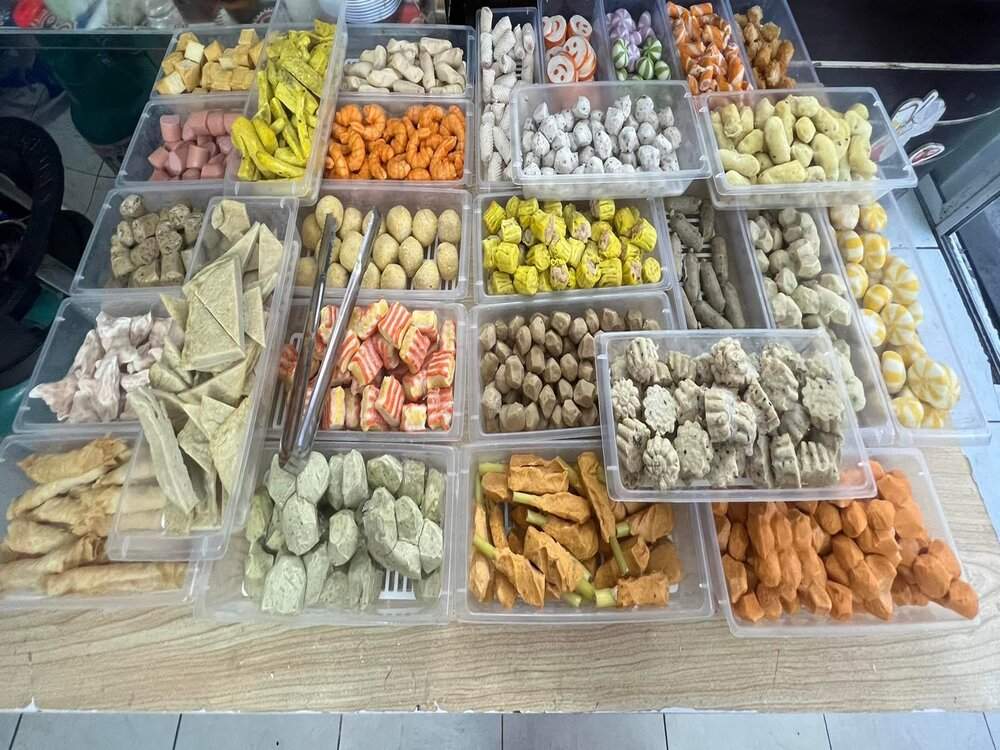 Buffet xiên đa dạng tại Xiên Xô