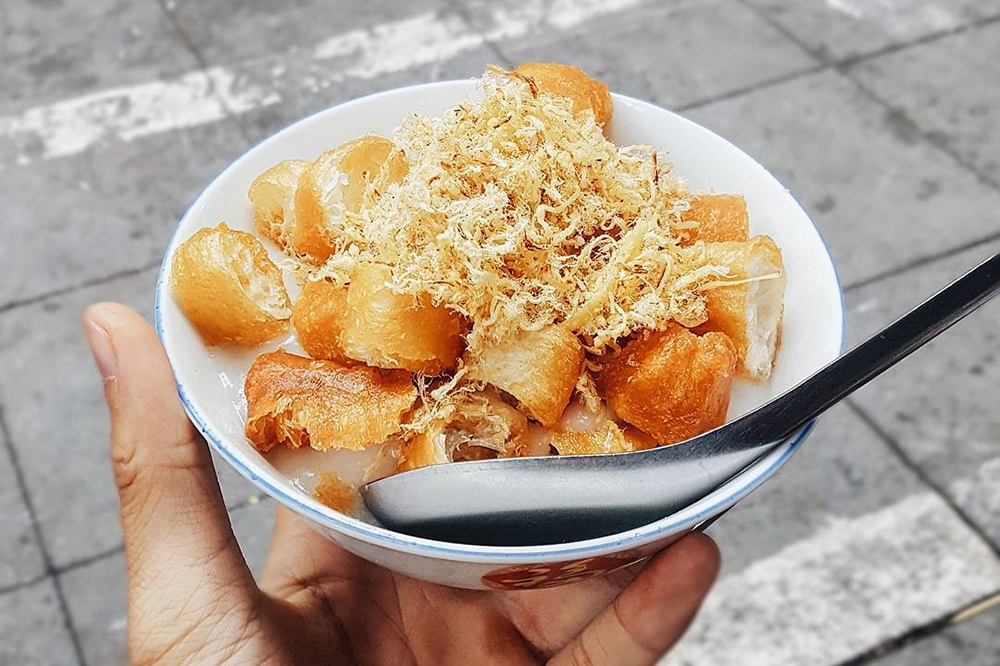 Cháo sườn ngõ Huyện - ăn vặt Hà Nội món nóng bổ dưỡng