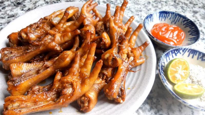 Chân gà nướng thơm ngon tại ANDU