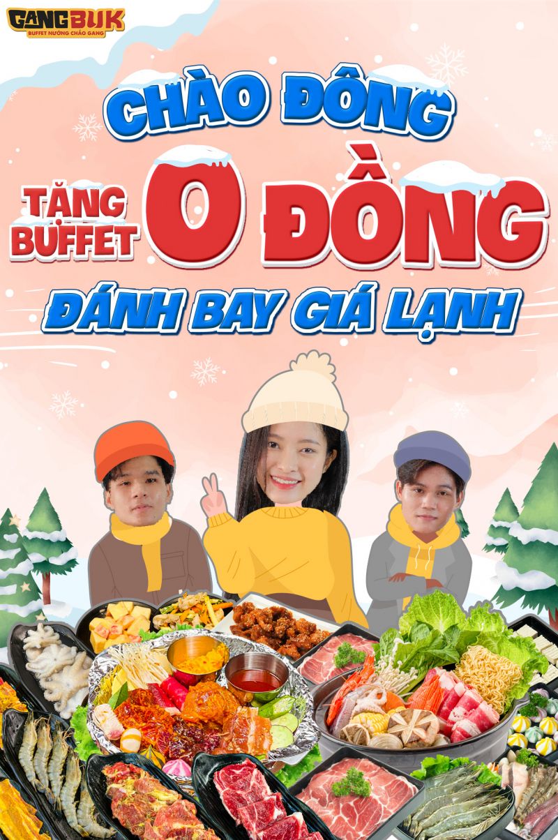 Không gian lẩu nướng Hàn Quốc tại GangBuk
