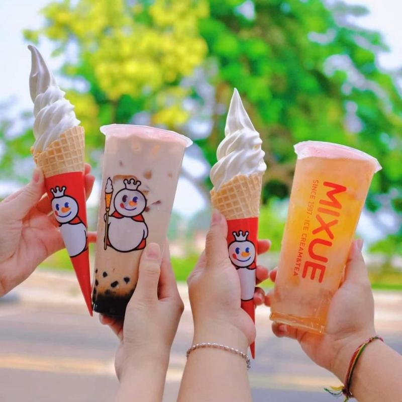 Không gian hiện đại của Mixue