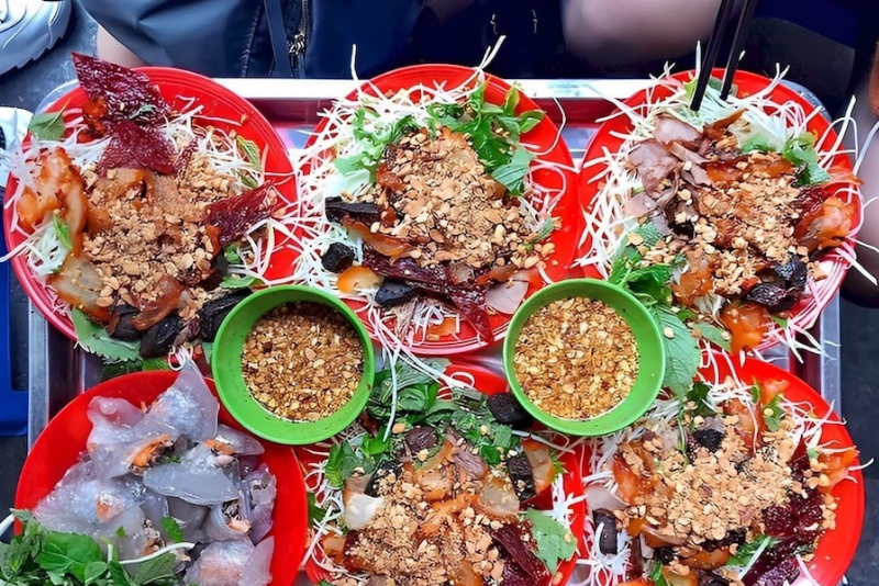 Đĩa nộm bò khô đầy đặn