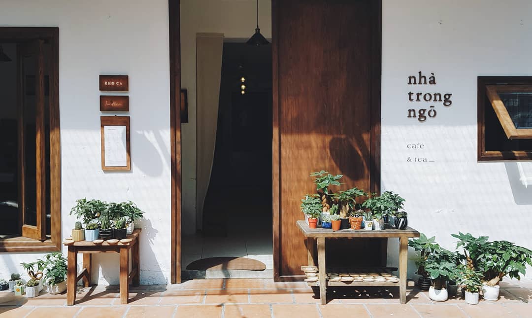 Bức tường check-in nổi tiếng của Nhà Trong Ngõ