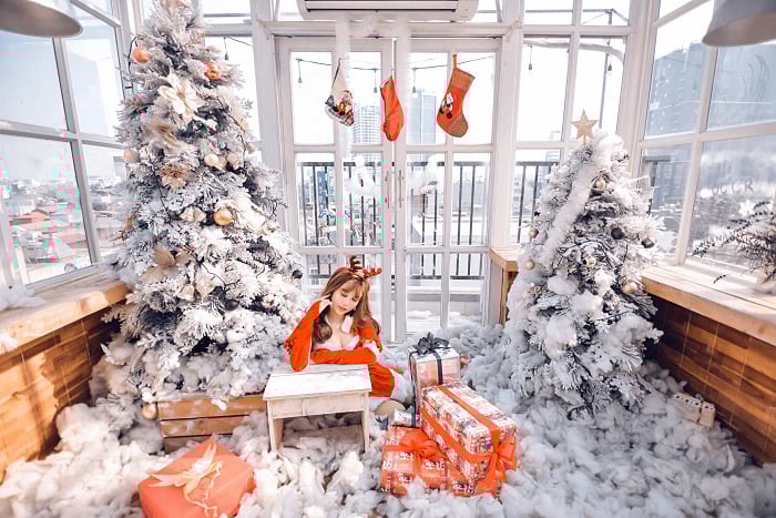 Diamante Tea & Coffee - Cafe Noel 2 tầng đẹp