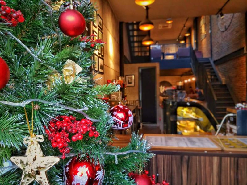 Time Cafe check-in Noel hiện đại