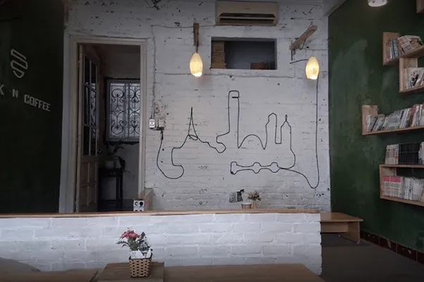 Book'n Coffee không gian sách ấm cúng