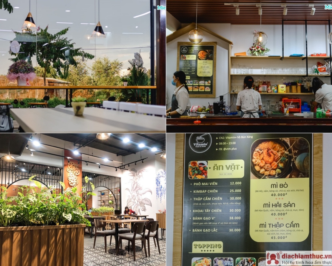 Không gian đầy màu sắc tại Vitamin Plus