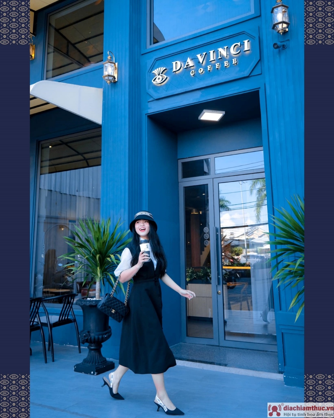 DA VINCI cafe view đẹp ở Cần Thơ phong cách nghệ thuật