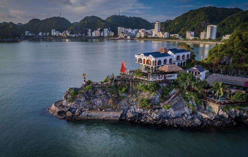 Hoàng hôn tuyệt đẹp tại Lepont Bungalow Cát Bà