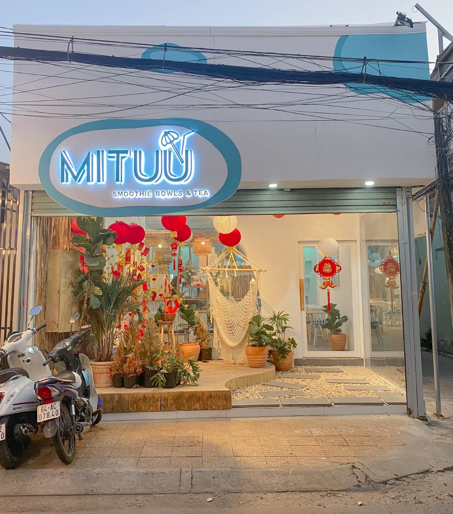 Smoothie bowl đầy màu sắc tại Mituu