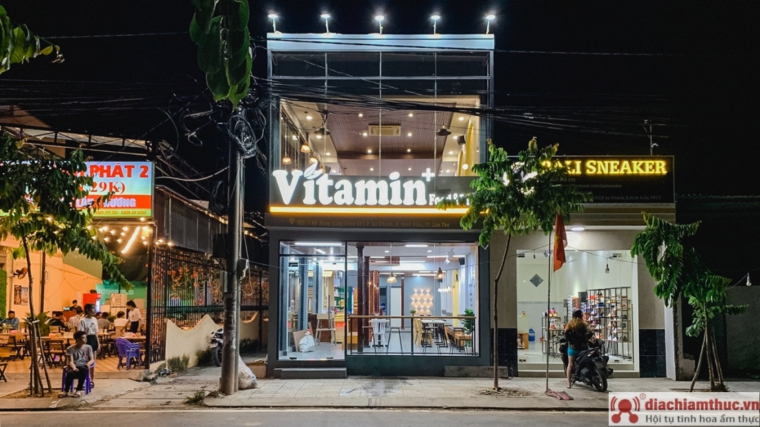 Vitamin Plus cafe view đẹp ở Cần Thơ không gian sôi động