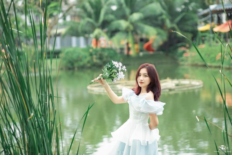 Cafe Nam Long Garden cafe view đẹp ở Cần Thơ với sân vườn xanh mát