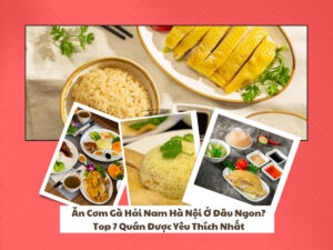 Ăn Cơm Gà Hải Nam Hà Nội Ở Đâu Ngon? Top 7 Quán Được Yêu Thích Nhất