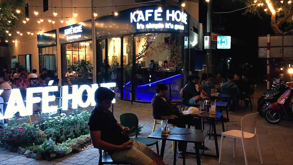 Kafé Home cafe view đẹp ở Cần Thơ với không gian hiện đại