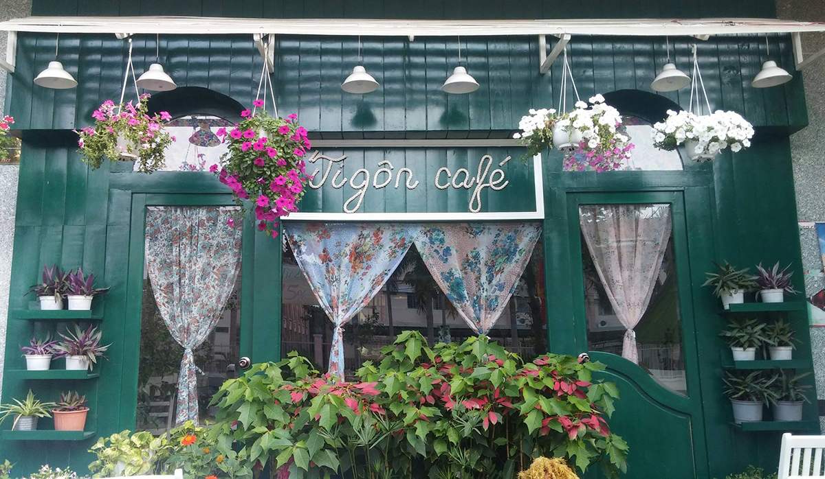 Tigon Cafe cafe view đẹp ở Cần Thơ trang trí đầy màu sắc