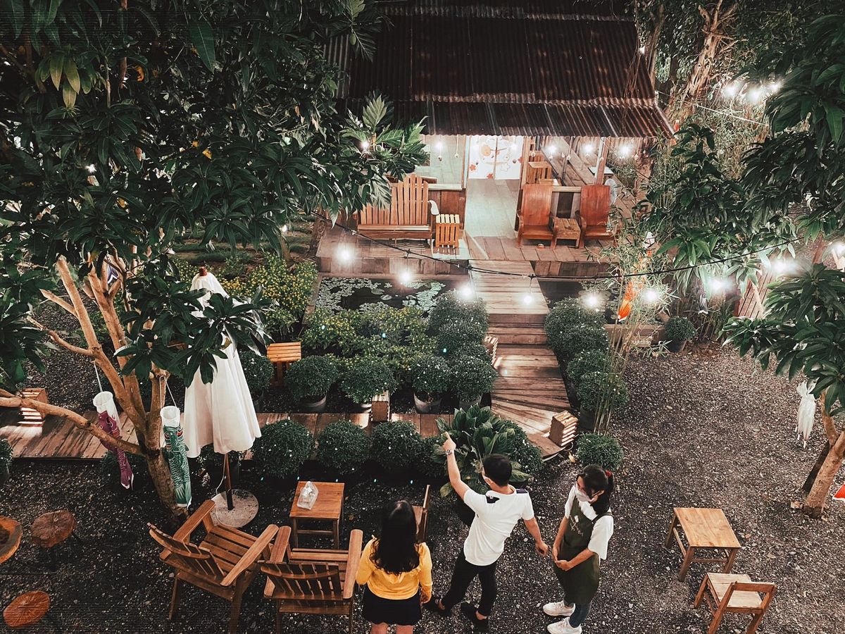 Tiệm trà Cỏ Ngọt cafe view đẹp ở Cần Thơ với không gian nhẹ nhàng