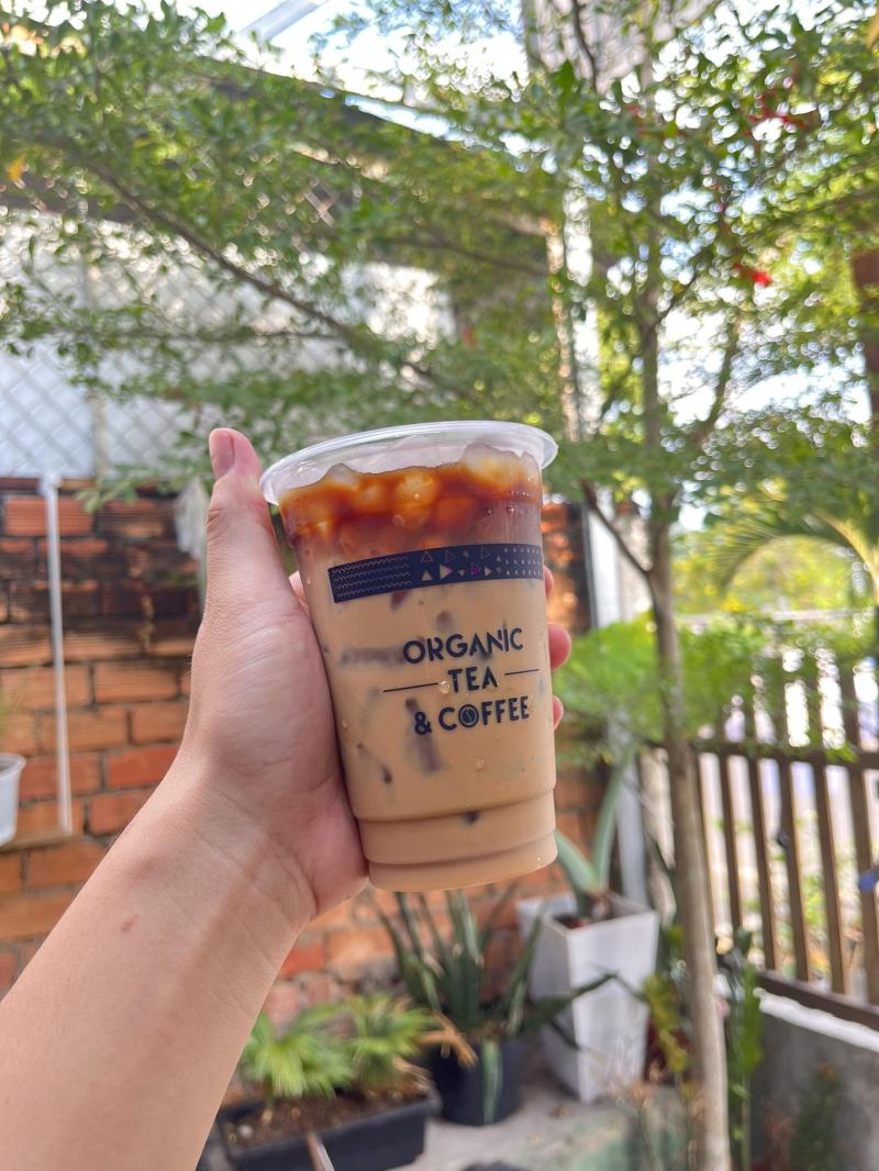 Organic Tea & Coffee - Tông màu thu hút