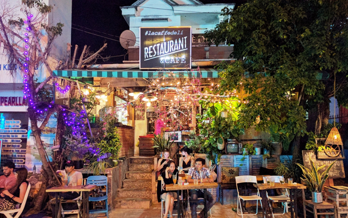 Lá Cafe Phú Quốc phong cách vintage