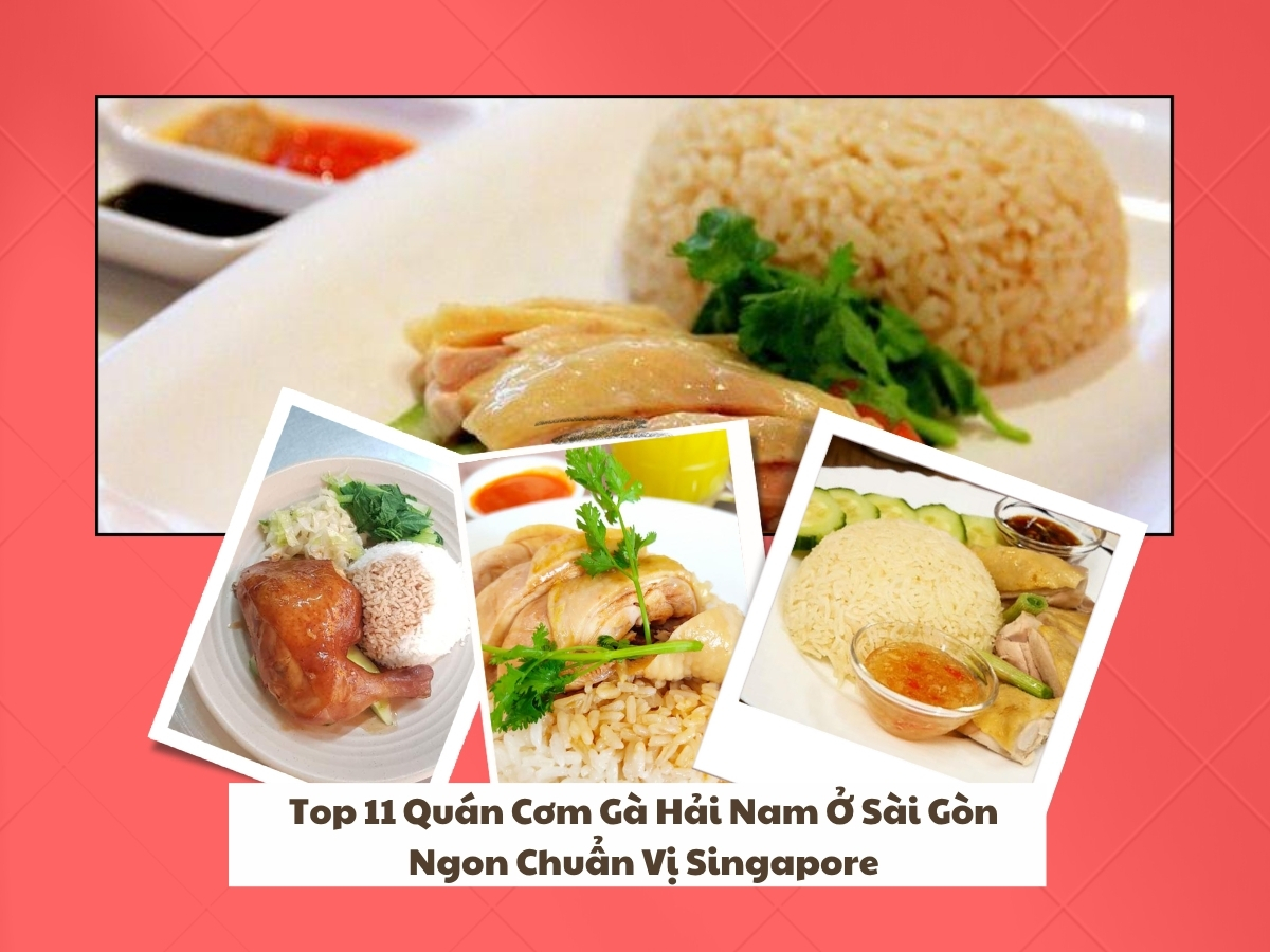 Top 11 Quán Cơm Gà Hải Nam Ở Sài Gòn Ngon Chuẩn Vị Singapore