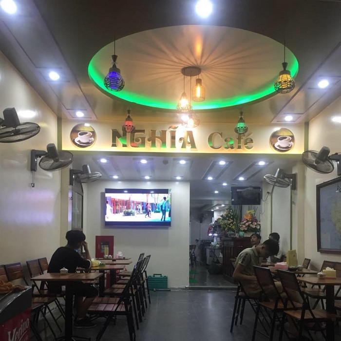 Không gian ấm cúng tại Nghĩa Cafe