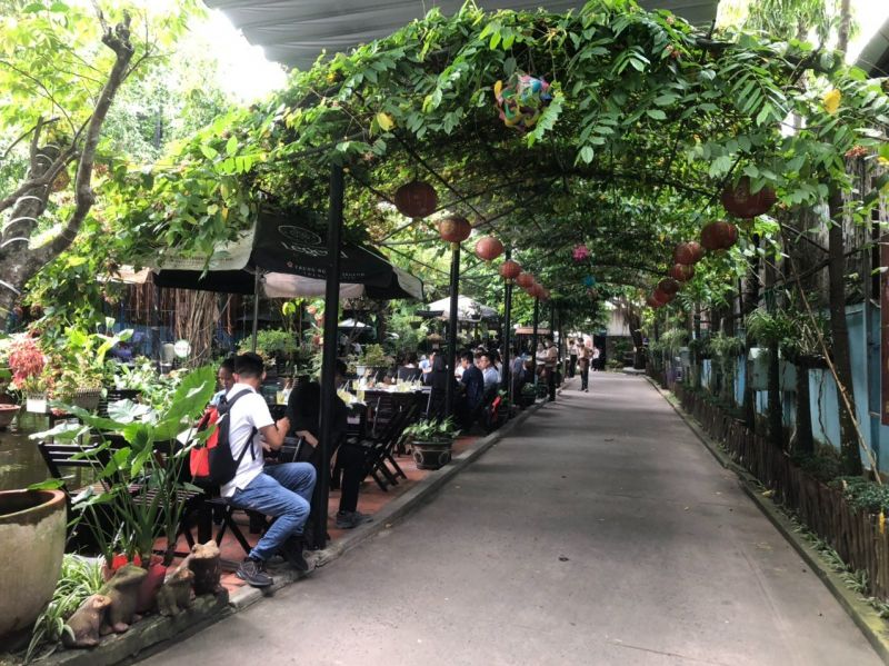 Thủy Mộc Café cafe view đẹp ở Cần Thơ với sân vườn xanh