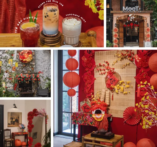 Meet+ Coffee Tea không gian hiện đại