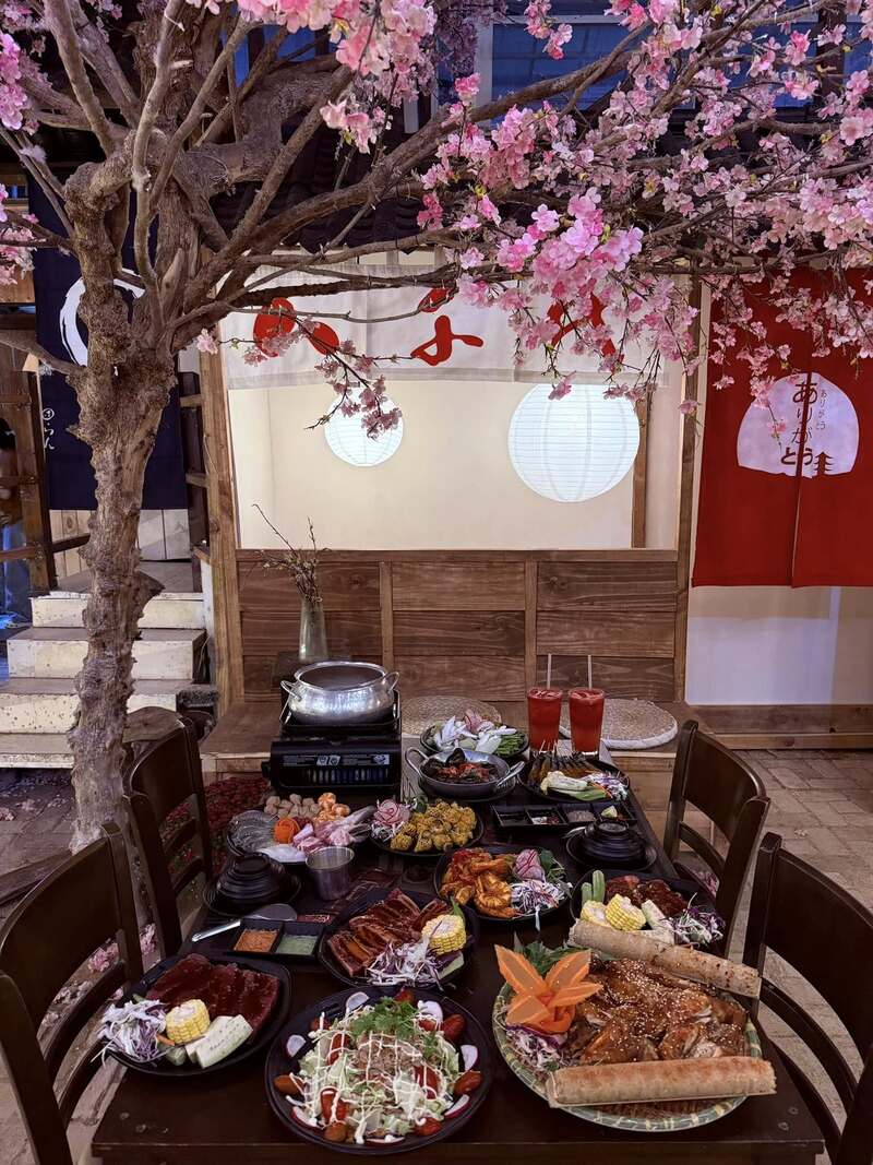 Tiệm ăn Nhà Khói không gian Nhật