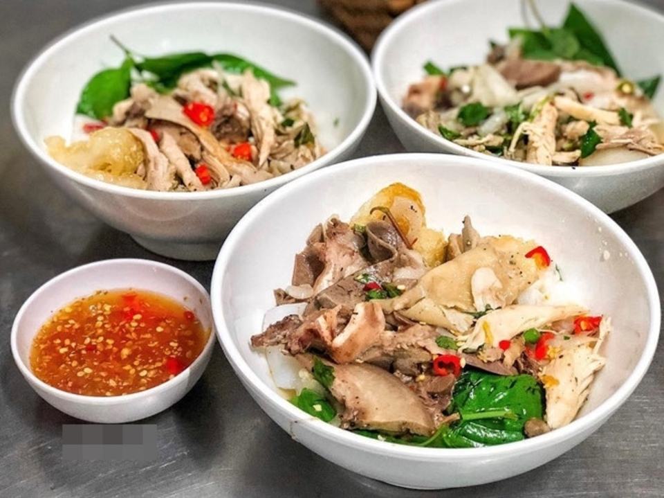 Bánh ướt lòng gà Đà Lạt