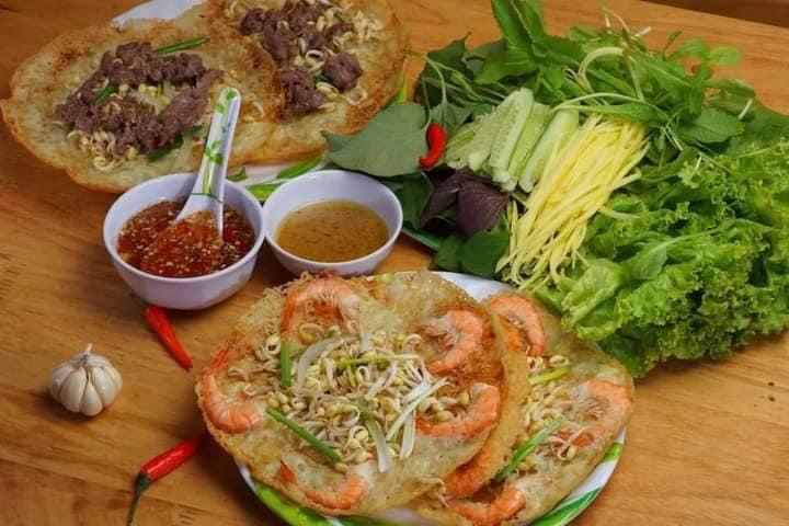 Bánh xèo tôm nhảy Thành Diệu Bình Thạnh